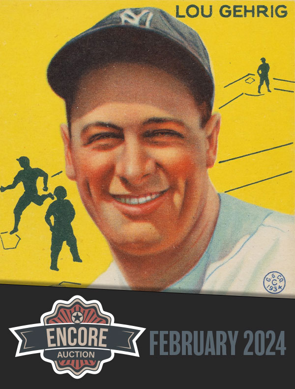 2024 February Encore auction catalog prices realized and auction results