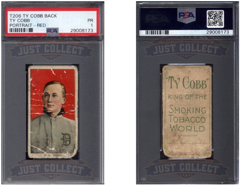 T206 Ty Cobb with a Ty Cobb back