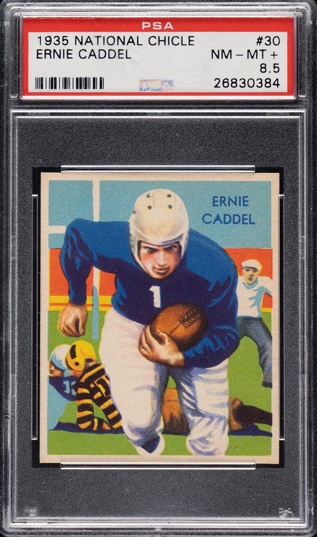 The #30 Ernie Caddel card