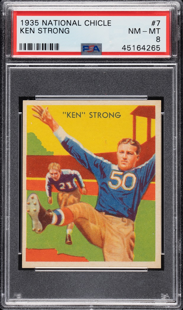 The #7 Ken Strong card
