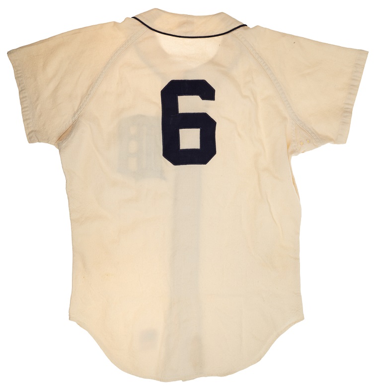 This jersey was worn by "Mr. Tiger" Al Kaline during Detroit's 1968 World Series championship season. His number 6 was retired by the Tigers in 1980, the first number to be retired in the organization's history.