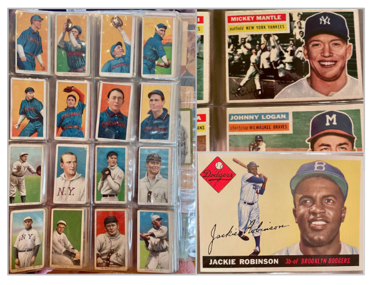 Ken's collection featured numerous pre-war cards along with relics from the 1950s and 60's including some notable pieces in the '55 and '56 Topps sets