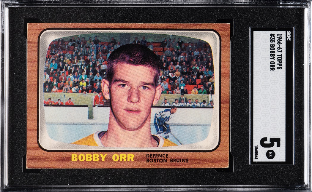 1966-67 Topps #35 Bobby Orr Rookie